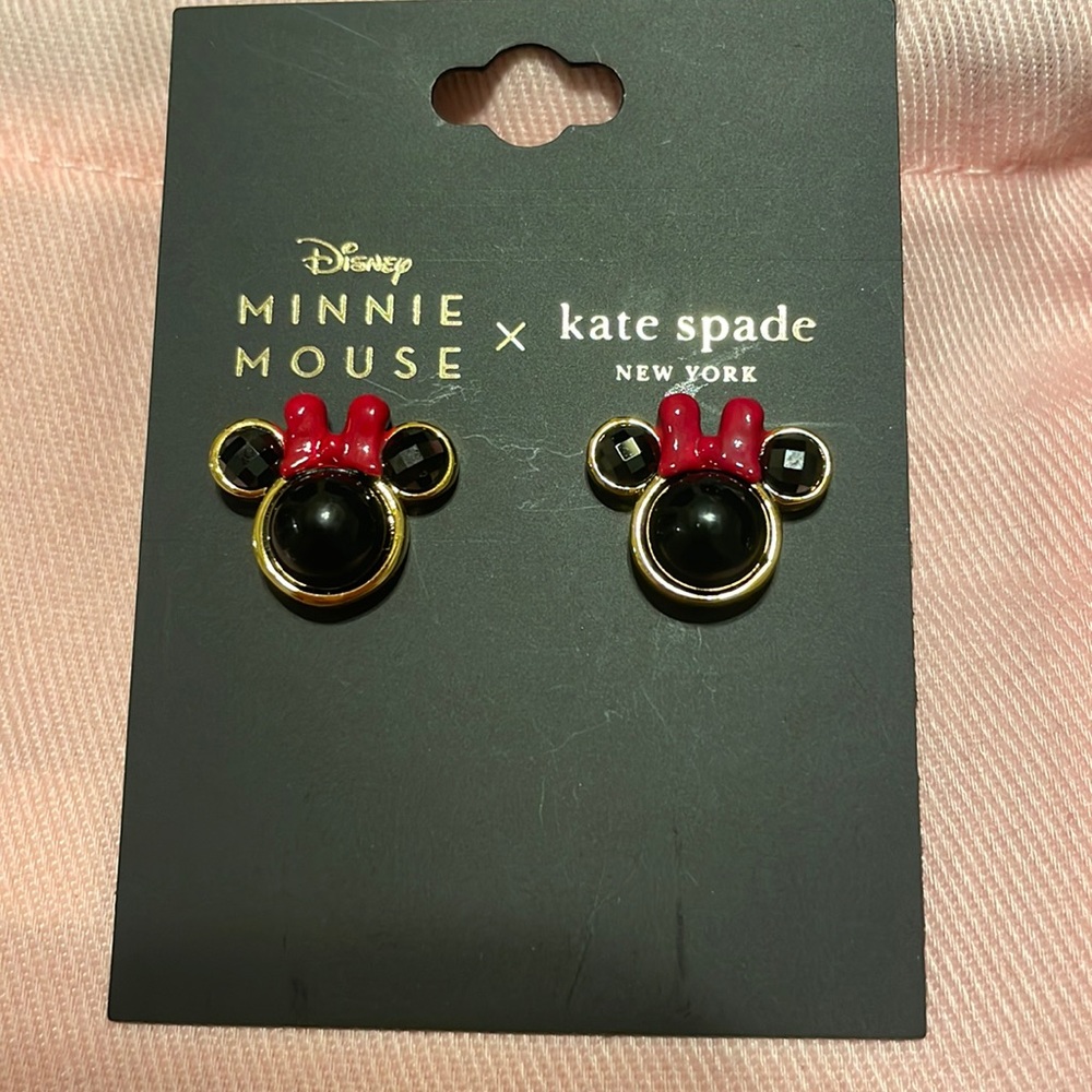 Super cute kate spade Disney Minnie Mouse earrings **NWT**